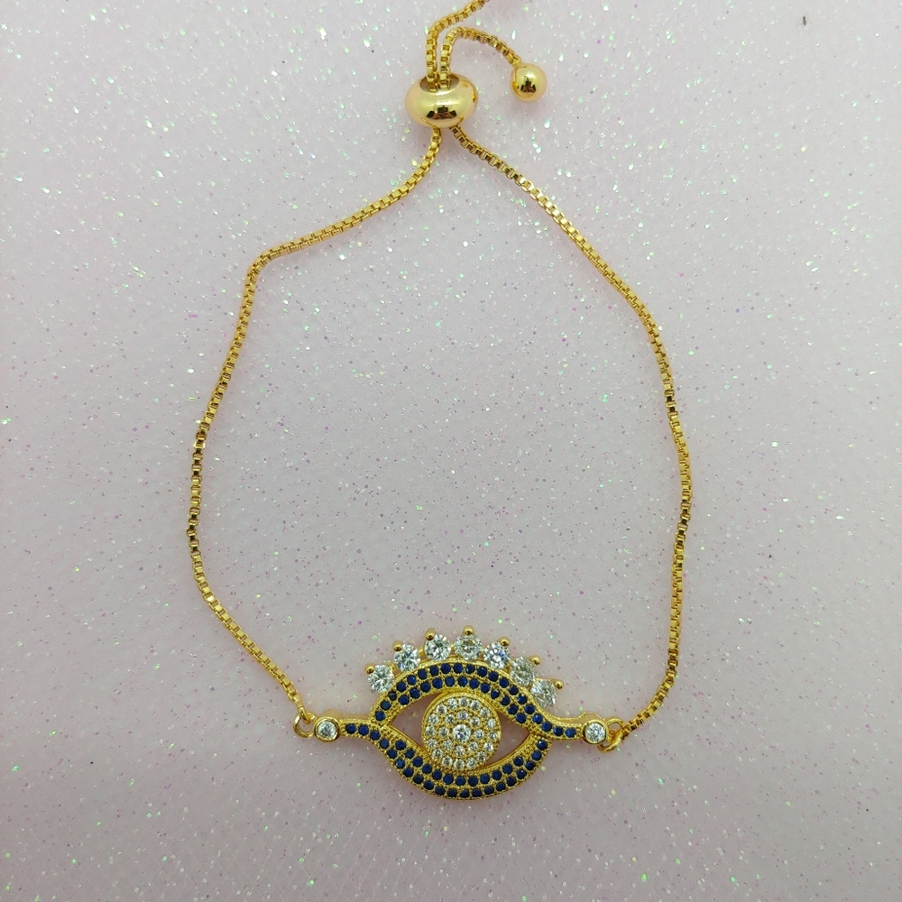 Evil Eye Adjustable Bracelet